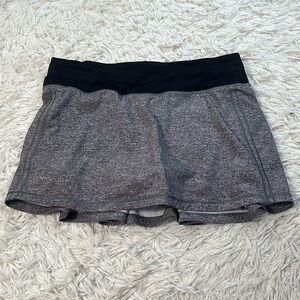 Lululemon Pace Rival Skirt (Regular) *No Panels 13" Heather Lux Multi Black / Bl